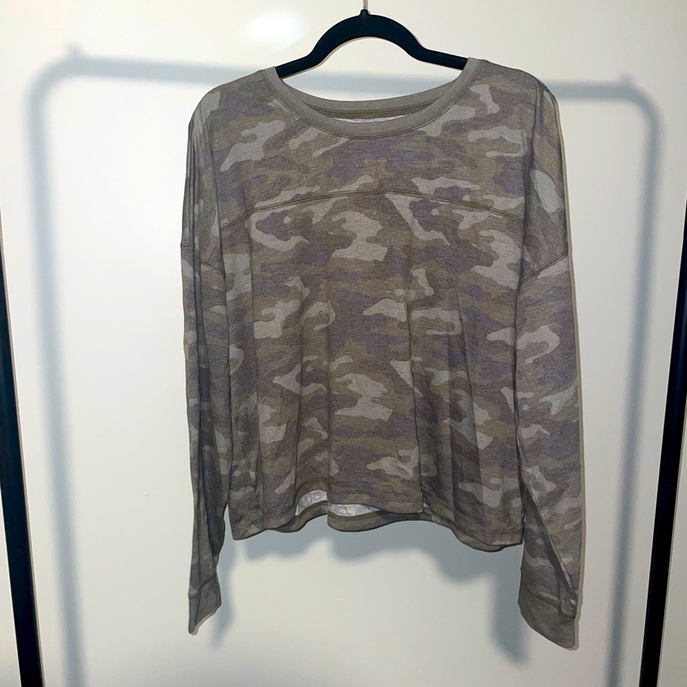 Camo Long Sleeve T Shirt